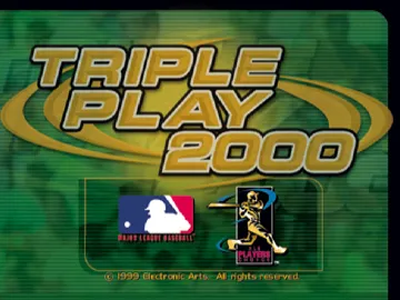 Triple Play Baseball 2000 (EU) screen shot title